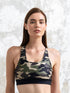 Sujetador deportivo militar estampado Lismina